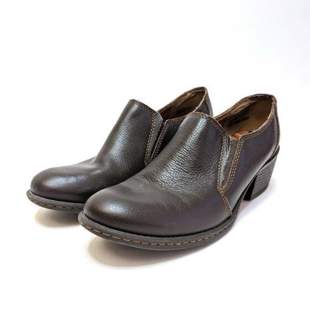 ✨BOC Born Carlie Slip On Low Ankle SZ 9.5 Bootie Leather✨
